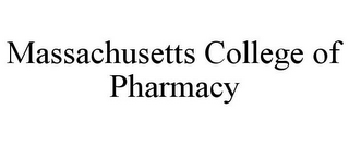 MASSACHUSETTS COLLEGE OF PHARMACY