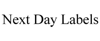 NEXT DAY LABELS