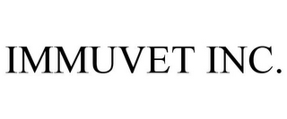 IMMUVET INC.