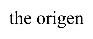 THE ORIGEN