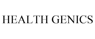 HEALTH GENICS