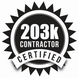 203K CONTRACTOR CERTIFIED