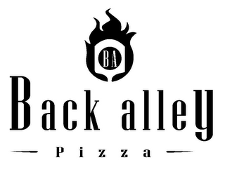 BA BACK ALLEY PIZZA