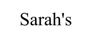 SARAH'S