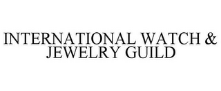 INTERNATIONAL WATCH & JEWELRY GUILD, INC.