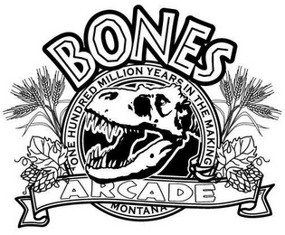 BONES ONE HUNDRED MILLION YEARS IN THE MAKING ARCADE MONTANA