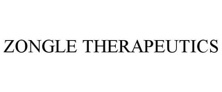 ZONGLE THERAPEUTICS