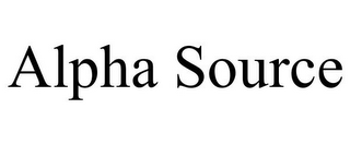 ALPHA SOURCE