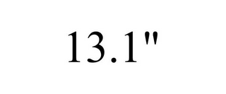 13.1"