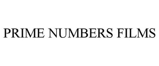 PRIME NUMBERS FILMS