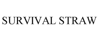 SURVIVAL STRAW