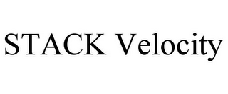 STACK VELOCITY