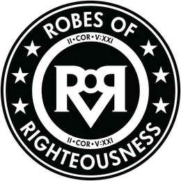 ROBES OF RIGHTEOUSNESS II·COR·V:XXI