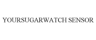 YOURSUGARWATCH SENSOR