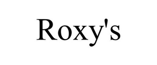 ROXY'S