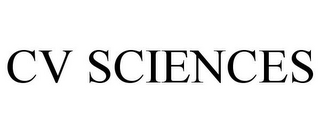 CV SCIENCES