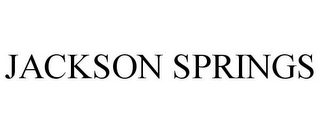 JACKSON SPRINGS