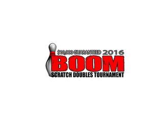 $10,000 GUARANTEED 2016 BOOM SCRATCH DOUBLES TOURNAMENT