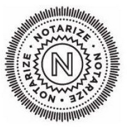N NOTARIZE NOTARIZE NOTARIZE