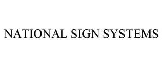 NATIONAL SIGN SYSTEMS