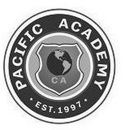 PACIFIC ACADEMY · EST. 1997 · CA