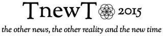 TNEWT 2015 THE OTHER NEWS, THE OTHER REALITY AND THE NEW TIME