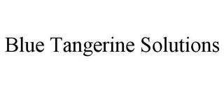 BLUE TANGERINE SOLUTIONS