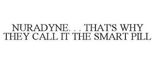 NURADYNE. . . THAT'S WHY THEY CALL IT THE SMART PILL