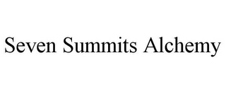 SEVEN SUMMITS ALCHEMY