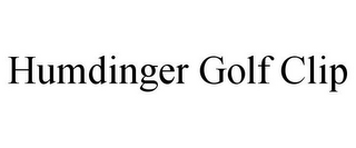 HUMDINGER GOLF CLIP