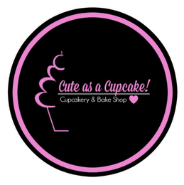 CUTE AS A CUPCAKE! CUPCAKERY & BAKE SHOP PINK HEART