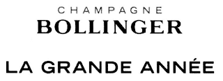 CHAMPAGNE BOLLINGERE LA GRANDE ANNE