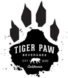 TIGER PAW BEVERAGES EST 2015 CALIFORNIA