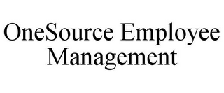 ONESOURCE EMPLOYEE MANAGEMENT