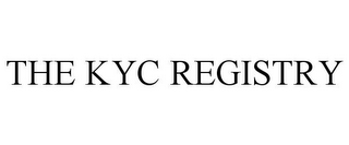 THE KYC REGISTRY