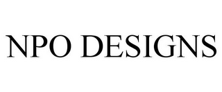 NPO DESIGNS