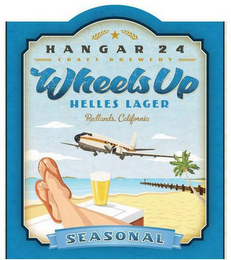 HANGAR 24 CRAFT BREWERY WHEELS UP HELLES LAGER REDLANDS, CALIFORNIA SEASONAL