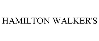 HAMILTON WALKER'S