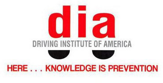 DIA DRIVING INSTITUTE OF AMERICA HERE...KNOWLEDGE IS PREVENTION