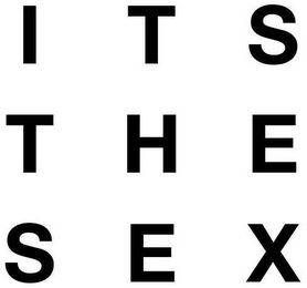 ITS THE SEX