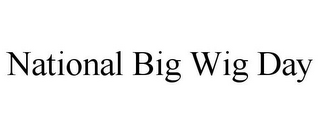 NATIONAL BIG WIG DAY