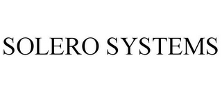 SOLERO SYSTEMS