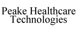 PEAKE HEALTHCARE TECHNOLOGIES