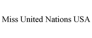 MISS UNITED NATIONS USA