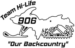 TEAM HI-LIFE 906 "OUR BACKCOUNTRY"