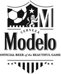 M CERVEZA MODELO OFFICIAL BEER OF THE BEAUTIFUL GAME