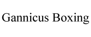 GANNICUS BOXING