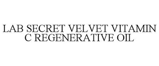 LAB SECRET VELVET VITAMIN C REGENERATIVE OIL