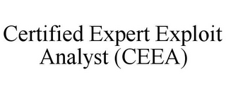CERTIFIED EXPERT EXPLOIT ANALYST (CEEA)