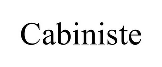 CABINISTE